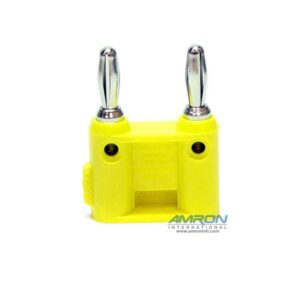 Conector banana de comunicación de doble clavija